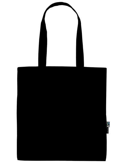 Tiger Cotton by Neutral Tiger Cotton Shopping Bag With Long Handles Black 38 x 42 cm (NET90014)
