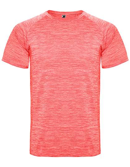 Roly Sport Kids´ Austin T-Shirt Heather Fluor Coral 244 8 Jahre (RY6654K)