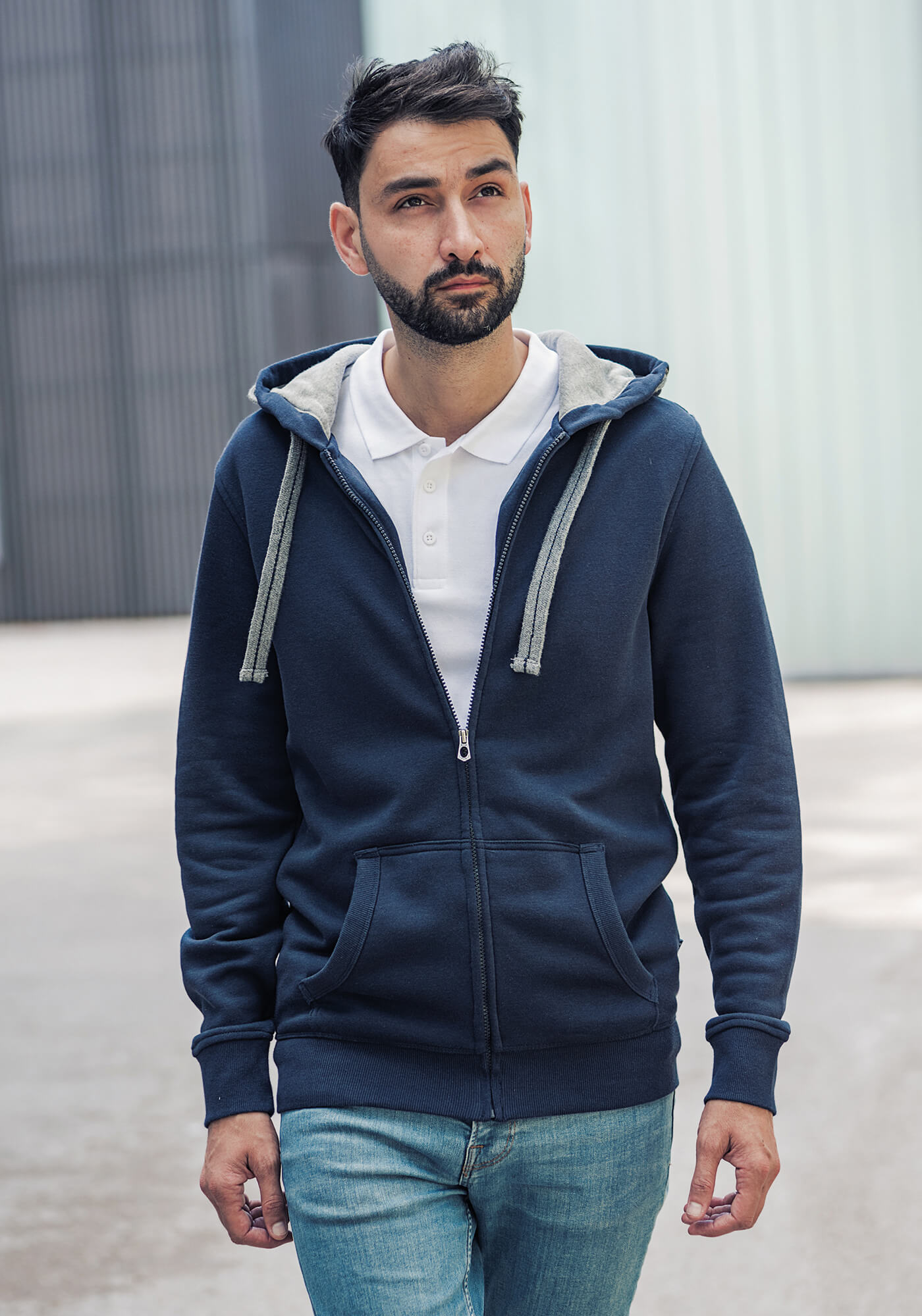 HRM Men´s Hooded Jacket Olive XXL (HRM701)