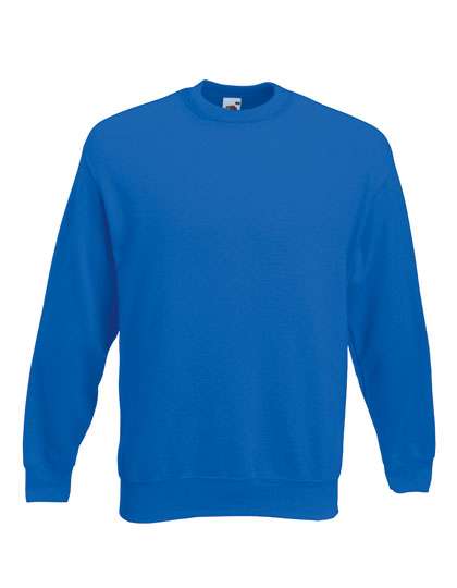 Fruit of the Loom Classic Set-in Sweat Royal Blue M (F324)
