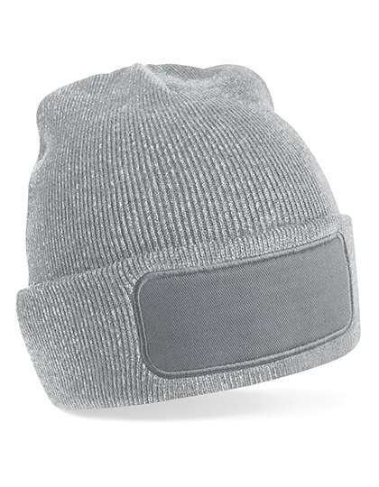Beechfield Original Patch Beanie Heather Grey One Size (CB445)