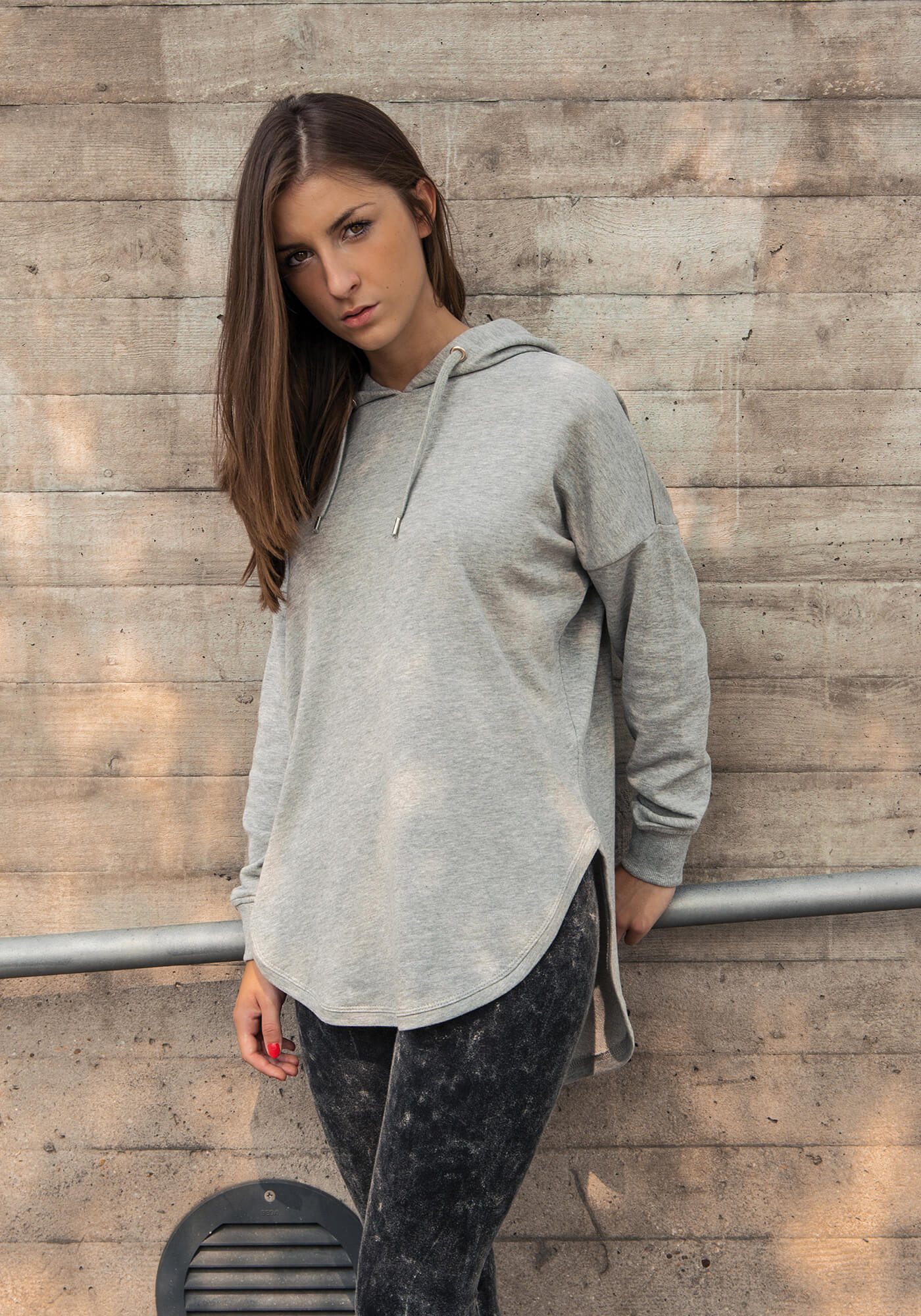 Damen Hoodie Oversize
