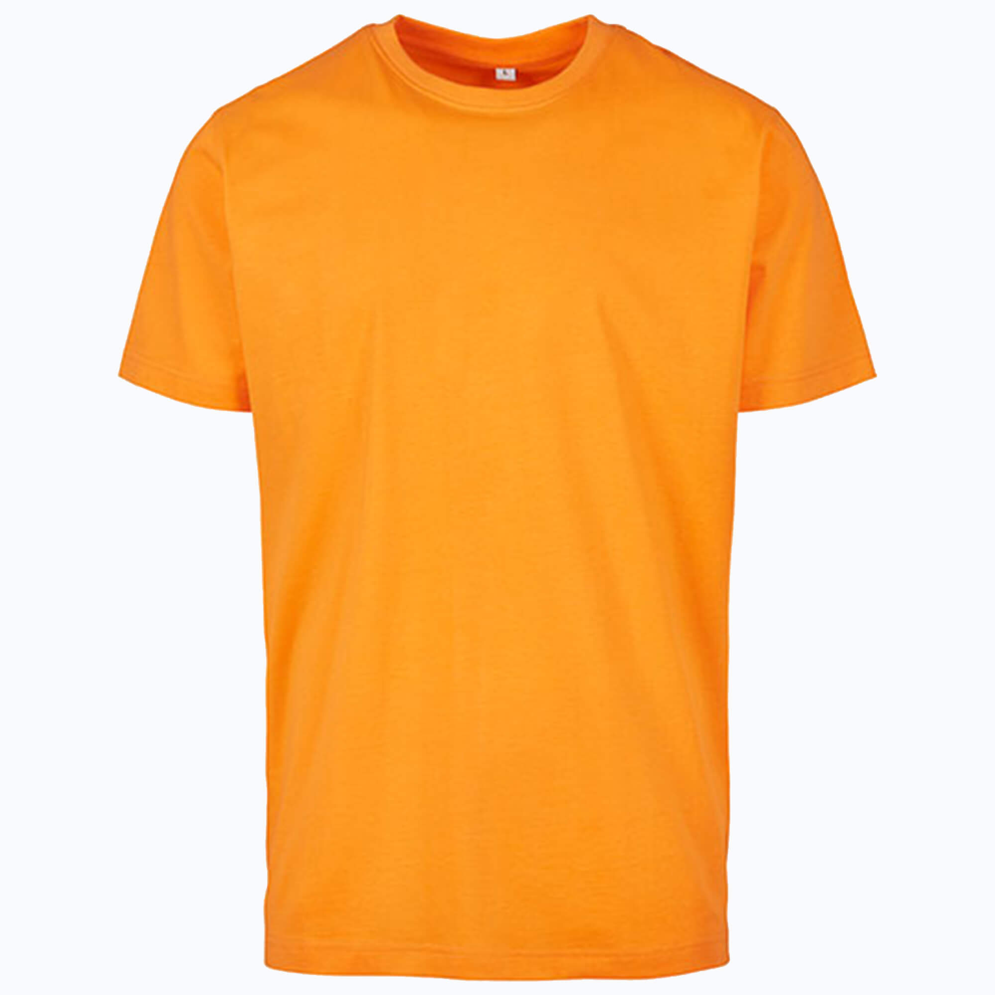 Build Your Brand T-Shirt Round Neck Paradise Orange XS (BY004)
